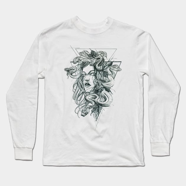 Medusa Long Sleeve T-Shirt by LecoLA